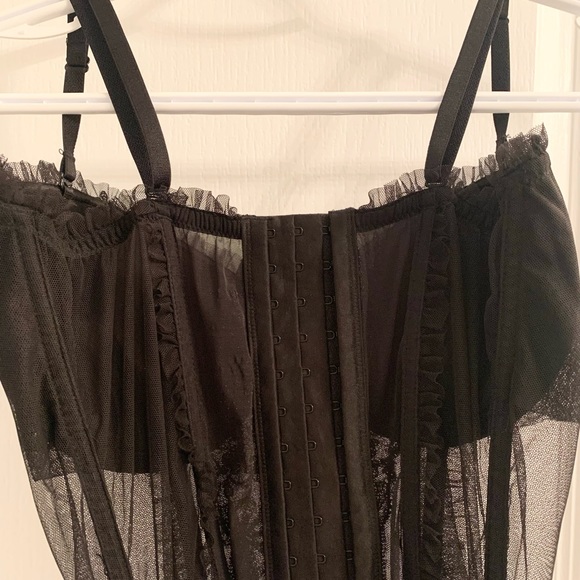 Victoria Secret Bridal Black Lingerie and matching skirt brand new condition - Picture 7 of 16